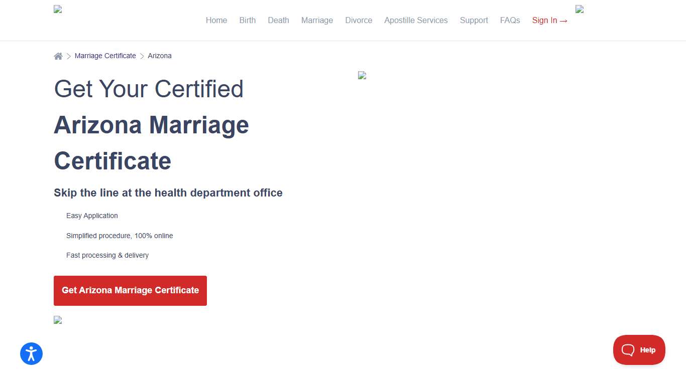 Arizona Marriage Certificate: Apply Online with VRO (2025)